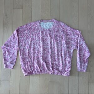 Splendid Eco Pink Elastic Waist Long Sleeve Shirt